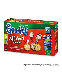 Organix Goodies alphabet cookies 12 months  125g